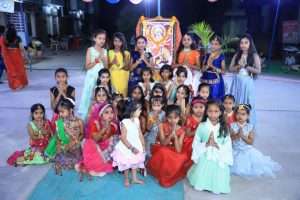 children who participated in the Garba